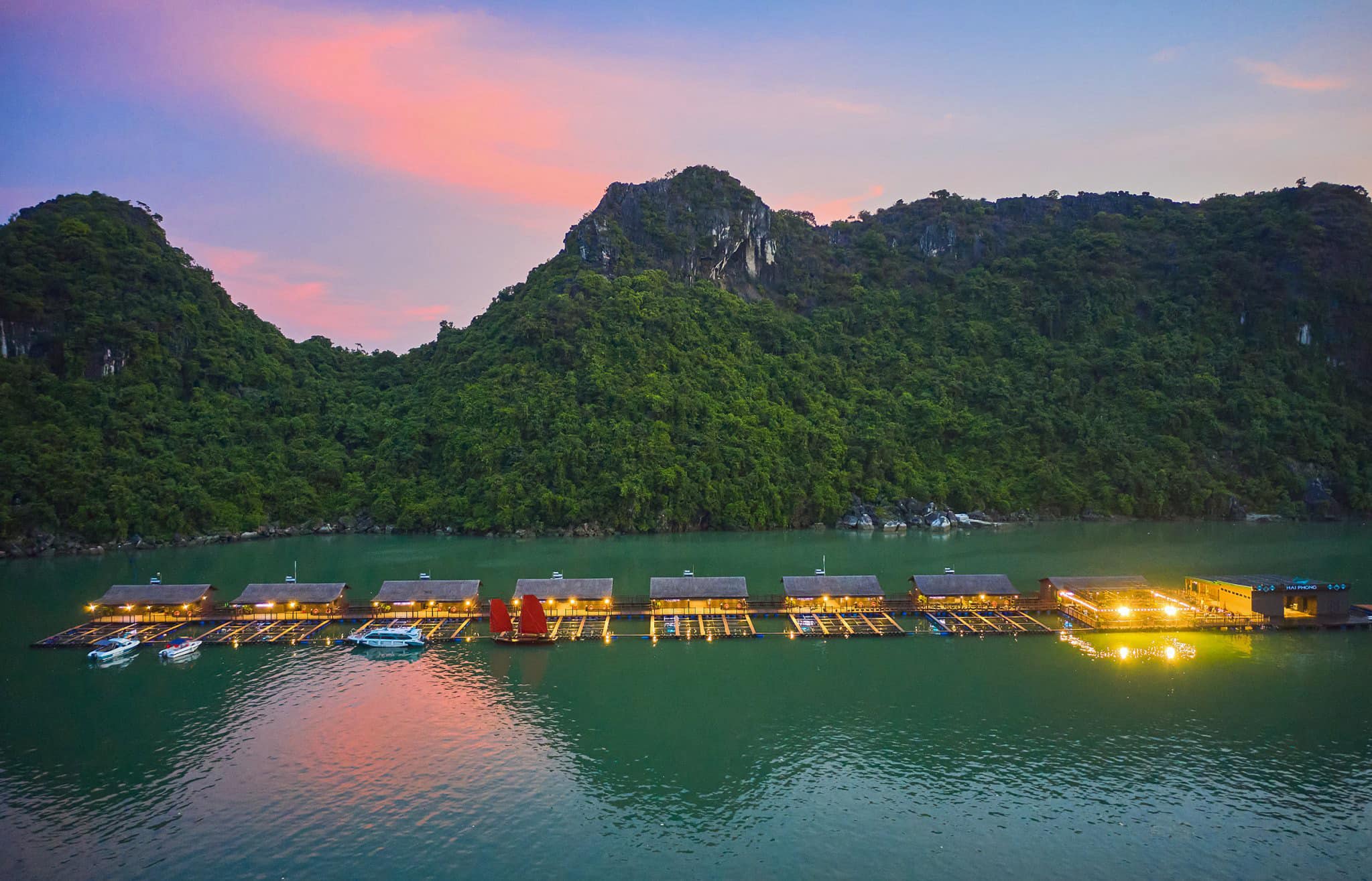 Hoàng hôn Nhà bè Hải Phong